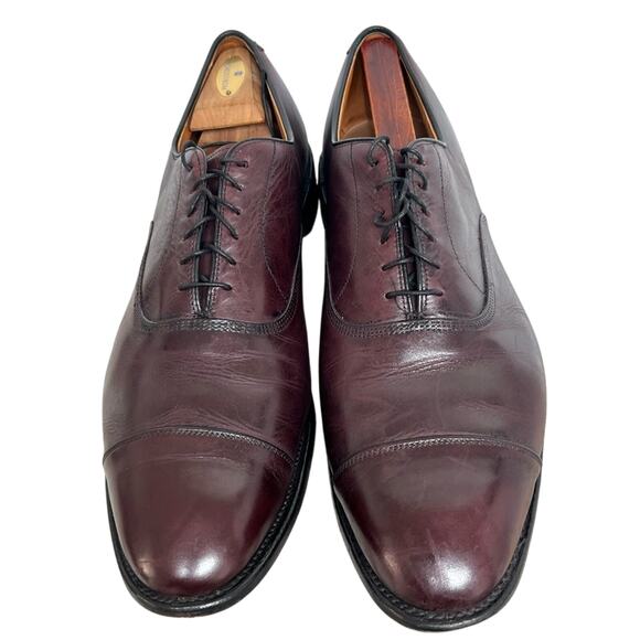 Allen Edmonds Men\'s Brown Park Avenue Cap Toe Oxford Size 15 D - 5875 NICE main image 4